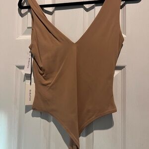 Babaton Clay Argyle Bodysuit